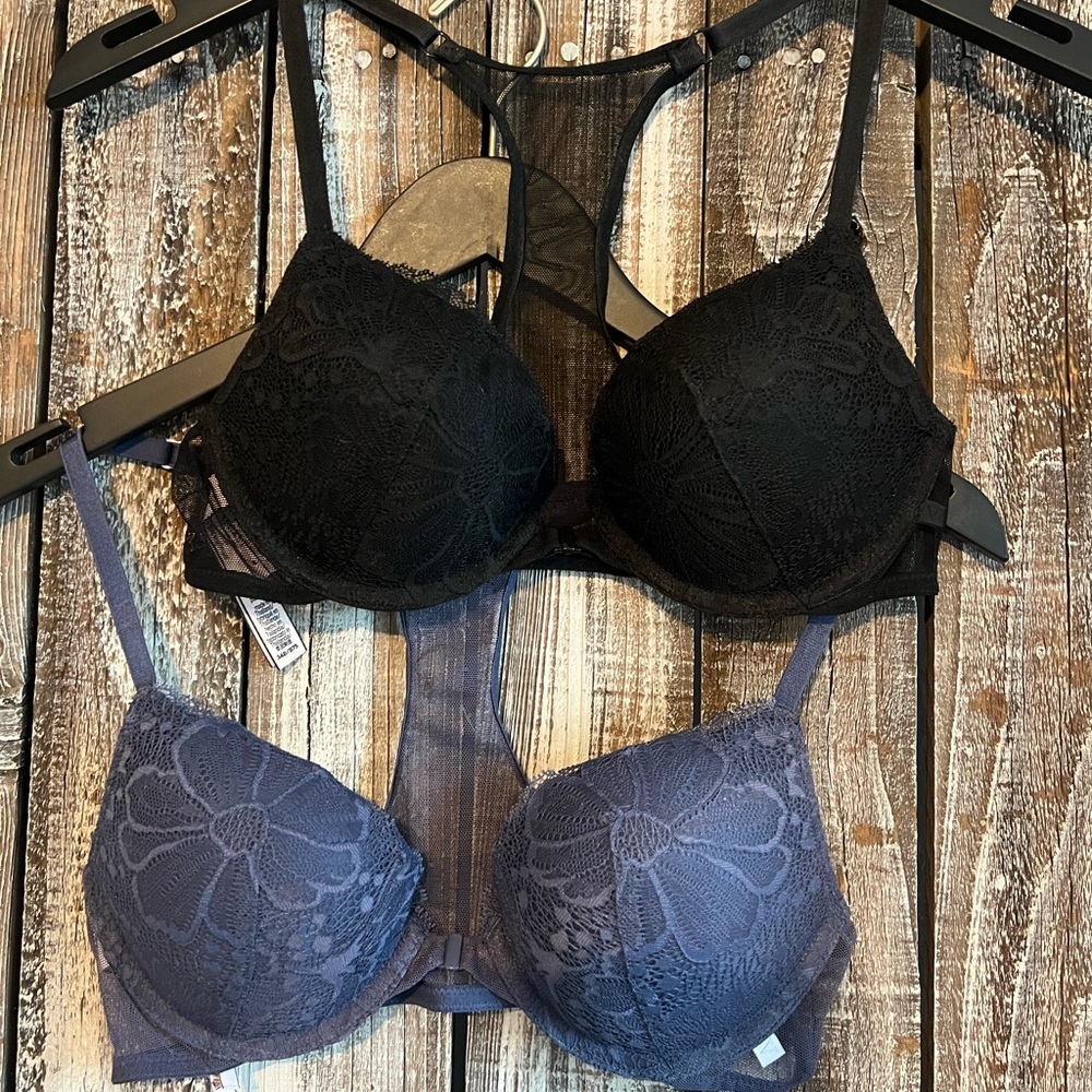 Victoria Secret push up, Front snap bras
